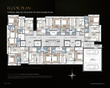Image of 825 Sq.ft 2 BHK Apartment / Flat for sale in Signature By Peridot, Andheri West, Mumbai for Rs. 21000000