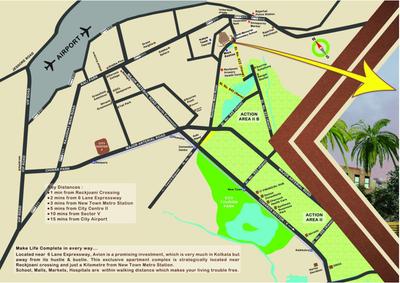 Image of 891 Sq.ft 2 BHK Apartment / Flat for sale in Shree Siddhi Vinayak Avion, New Town, Kolkata for Rs. 4200000