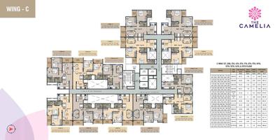 Image of 1092 Sq.ft 2 BHK Apartment / Flat for sale in Akanksha The Camelia, Wakad, Pune for Rs. 6000000