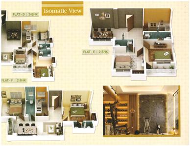 Image of 1200 Sq.ft 3 BHK Apartment / Flat for sale in Lim Residency, Entally, Kolkata for Rs. 11500000