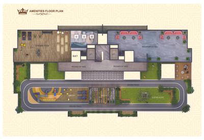 Image of 1100 Sq.ft 3 BHK Apartment / Flat for sale in Royal Heritage, Mahal, Nagpur for Rs. 7900000