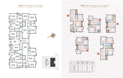 Image of 750 Sq.ft 2 BHK Apartment / Flat for sale in Vinayak Rajos, New Town, Kolkata for Rs. 3807000