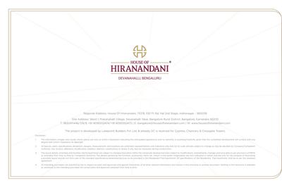 Image of 1188 Sq.ft 2 BHK Apartment / Flat for sale in Hiranandani Calgary, Chikkasanne, Bengaluru for Rs. 14000000