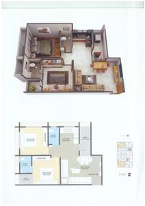 Image of 500 Sq.ft 2 BHK Apartment / Flat for sale in Nilkanth Pearl Elegance, Nava Naroda, Ahmedabad for Rs. 4200000