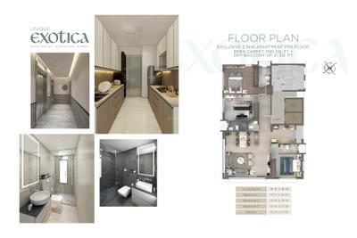 Image of 1198 Sq.ft 3 BHK Apartment / Flat for sale in UCT Unique Exotica, Dadar East, Mumbai for Rs. 62500000