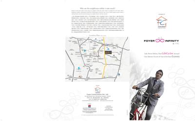 Image of 1250 Sq.ft 2.5 BHK Apartment / Flat for sale in Foyer Infinity, Whitefield, Bengaluru for Rs. 9400000