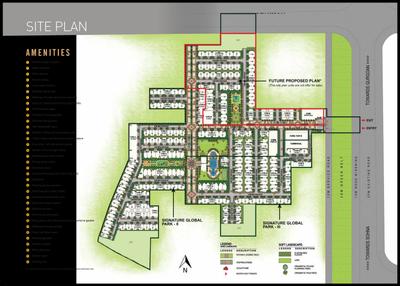 Image of 1530 Sq.ft 2.5 BHK Builder Floor for sale in Signature Global Park III , Sector 36, Sohna for Rs. 12500000