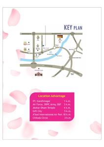 Image of 1525 Sq.ft 3 BHK Apartment / Flat for sale in Jeet Aangan, Palaj, Gandhinagar for Rs. 5500000