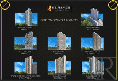 Image of 685 Sq.ft 1 BHK Apartment / Flat for sale in Om Swayambhu Siddhivinayak Balaji Residency 2, Thakurli, Thane for Rs. 5100000