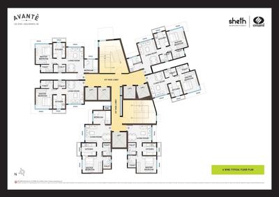 Image of 666 Sq.ft 2 BHK Apartment / Flat for sale in Sheth Avante, Kanjurmarg West, Mumbai for Rs. 15300000