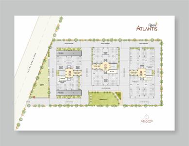 Image of 2583 Sq.ft 3 BHK Apartment / Flat for sale in Shivam Shivay Atlantis, PDPU Road, Gandhinagar for Rs. 12700000
