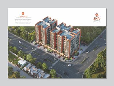 Image of 831 Sq.ft 3 BHK Apartment / Flat for sale in Shiv Ananta, Chandkheda, Ahmedabad for Rs. 8500000