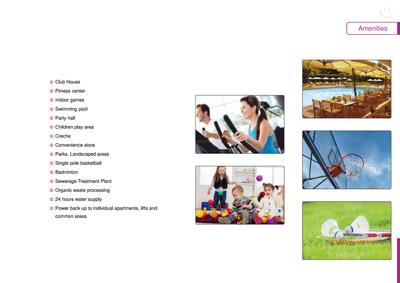 Image of 912 Sq.ft 3 BHK Apartment / Flat for sale in Icon Happy Living, Electronic City Phase 2, Bengaluru for Rs. 6500000