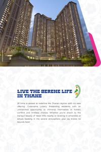 Image of 350 Sq.ft 1 BHK Apartment / Flat for sale in JP North Imperial Greens Tower 2, Thane West, Thane for Rs. 4050000