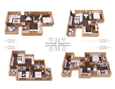 Image of 733 Sq.ft 1 BHK Apartment / Flat for sale in Media Leaf, Ambegaon Budruk, Pune for Rs. 3805000
