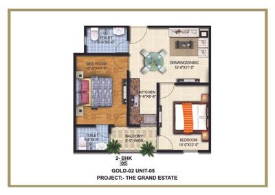 Image of 1450 Sq.ft 3 BHK Apartment / Flat for sale in SK The Grand Estate 2, Noida Extension, Greater Noida for Rs. 6799000