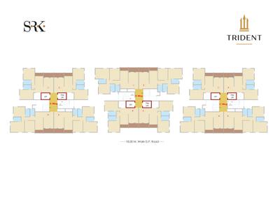 Image of 1100 Sq.ft 3 BHK Apartment / Flat for sale in Shamraj Trident, Dhankawadi, Pune for Rs. 13500000