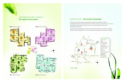Image of 1390 Sq.ft 3 BHK Apartment / Flat for sale in Jairaj Spectrum, Kakkanad, Kochi for Rs. 7500000