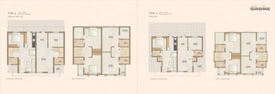 Image of 1155 Sq.ft 3 BHK Independent House for sale in Vedant Sunshine, Kalali, Vadodara for Rs. 7200000