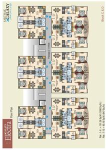 Image of 818 Sq.ft 2 BHK Apartment / Flat for sale in Sarthak Galaxy, Rau, Indore for Rs. 4200000