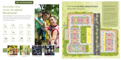 Image of 645 Sq.ft 2 BHK Apartment / Flat for sale in Breez Global Heights 88 A, Sector 88A, Gurgaon for Rs. 7000000