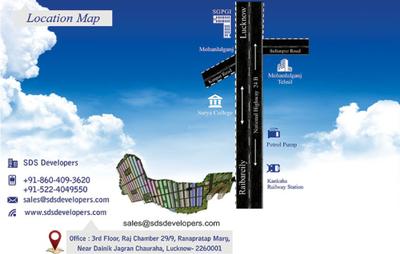 Image of 2000 Sq.ft Residential Plot / Land for sale in SDS Kanak Highway City, Mohanlalganj, Lucknow for Rs. 2000000