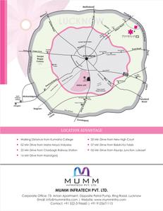 Image of 2000 Sq.ft Residential Plot / Land for sale in Mumm Mangalam G Heights, Parsahia, Lucknow for Rs. 1600000