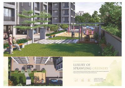 Image of 890 Sq.ft 3 BHK Apartment / Flat for sale in Aagam Heights Lotus, Bhimrad, Surat for Rs. 8100000