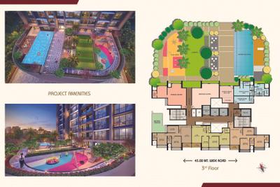 Image of 1193 Sq.ft 2 BHK Apartment / Flat for sale in Siya Vishwaraja, Kharghar, Navi Mumbai for Rs. 12500000