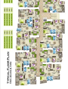Image of 1200 Sq.ft 3 BHK Apartment / Flat for sale in DS Max DSMAX SPARK NEST, Chokkanahalli, Bengaluru for Rs. 9900000
