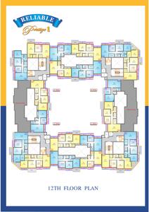 Image of 690 Sq.ft 1 BHK Apartment / Flat for sale in Reliable Prestige, Nalasopara East, Nala Sopara for Rs. 3500000