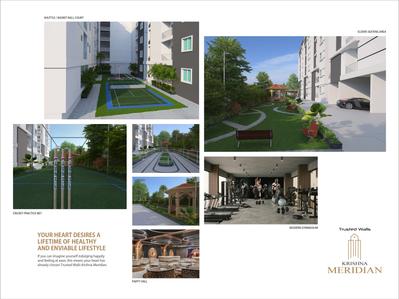 Image of 1420 Sq.ft 3 BHK Apartment / Flat for sale in Trusted Walls Krishna Meridian, B N Reddy Nagar, Hyderabad for Rs. 10000000