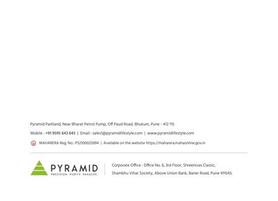 Image of 1101 Sq.ft 2 BHK Apartment / Flat for sale in Pyramid Parkland, Bhukum, Pune for Rs. 5500000