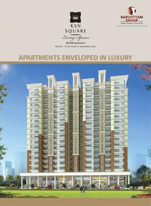 Image of 1725 Sq.ft 3 BHK Apartment / Flat for sale in Sarvottam KSN Square, Vasundhara, Ghaziabad for Rs. 19000000