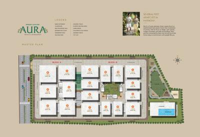 Image of 1620 Sq.ft 3 BHK Apartment / Flat for sale in Green Leaves Aura, LB Nagar, Hyderabad for Rs. 12556000