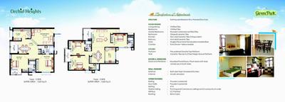 Image of 1325 Sq.ft 2 BHK Apartment / Flat for sale in Omega Orchid Heights, Mahanagar, Lucknow for Rs. 8500000