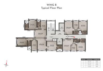 Image of 650 Sq.ft 1 BHK Apartment / Flat for sale in Nirmiti Seasons, Mulund East, Mumbai for Rs. 15459500