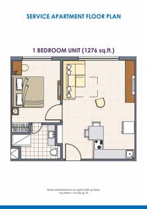 Image of 741 Sq.ft 1 BHK Studio for sale in Silverglades Merchant Plaza, Sector 88, Gurgaon for Rs. 8000000