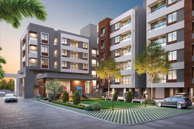 Image of 600 Sq.ft 3 BHK Apartment / Flat for sale in Avadh Atria, Atladara, Vadodara for Rs. 2500000