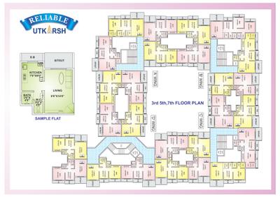 Image of 411 Sq.ft 1 RK Apartment / Flat for sale in Reliable Utkarsh, Nalasopara East, Nala Sopara for Rs. 2750000
