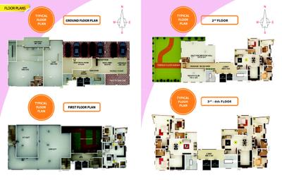 Image of 1800 Sq.ft 3 BHK Apartment / Flat for sale in Asset Bellevue, Pallimukku, Kochi for Rs. 20000000