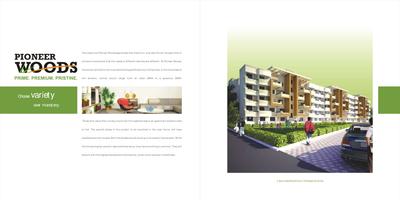 Image of 1200 Sq.ft 3 BHK Apartment / Flat for sale in Pioneer Woods, Wanadongri, Nagpur for Rs. 4500000