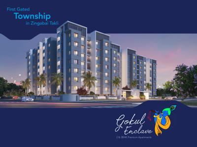 Image of 1350 Sq.ft 3 BHK Apartment / Flat for sale in Gokul Enclave, Zingabai Takli, Nagpur for Rs. 4750000