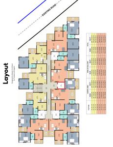 Image of 840 Sq.ft 2 BHK Apartment / Flat for sale in Raj Kunj, Kiwale, Pune for Rs. 6485000