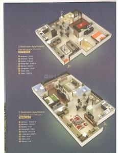 Image of 685 Sq.ft 2 BHK Apartment / Flat for sale in Lotus Bliss, Jakhya, Indore for Rs. 4500000