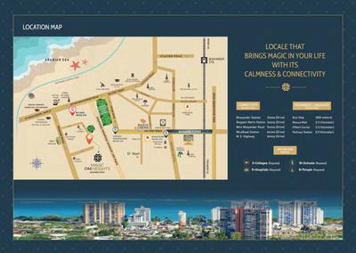 Image of 610 Sq.ft 1 BHK Apartment / Flat for sale in Magic Om Heights, Bhayandar West, Mira Bhayandar for Rs. 5500000