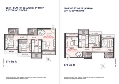 Image of 600 Sq.ft 2 BHK Apartment / Flat for sale in Shraddha Palacious, Bhandup West, Mumbai for Rs. 12500000