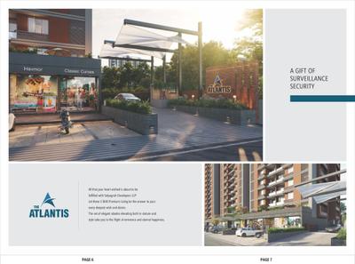 Image of 871 Sq.ft 3 BHK Apartment / Flat for sale in Satyagrah The Atlantis, Zundal, Ahmedabad for Rs. 6900000