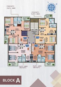 Image of 760 Sq.ft 2 BHK Apartment / Flat for sale in Kedarnath Niwas, Benachity, Durgapur for Rs. 4200000