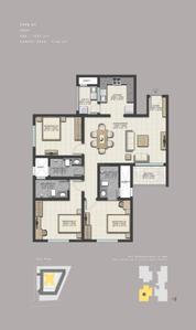 Image of 1600 Sq.ft 3 BHK Apartment / Flat for sale in Sobha City Athena, Chokkanahalli, Bengaluru for Rs. 23000000